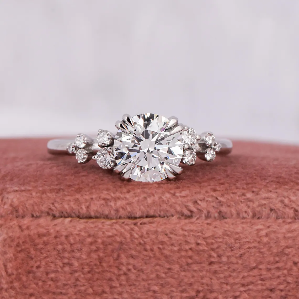 2.00 CT IGI Certified Round Cut Lab Grown Diamond Engagement Ring