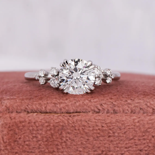 2.00 CT IGI Certified Round Cut Lab Grown Diamond Engagement Ring