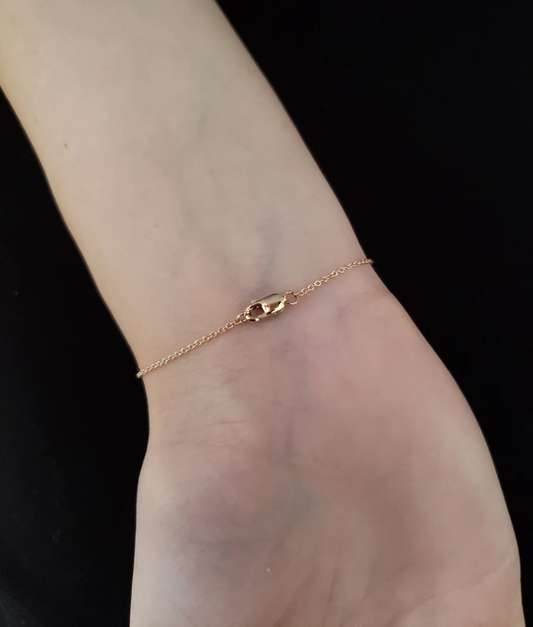 14Kt Gold Diamond Bracelet, Cluster Diamond Bracelet