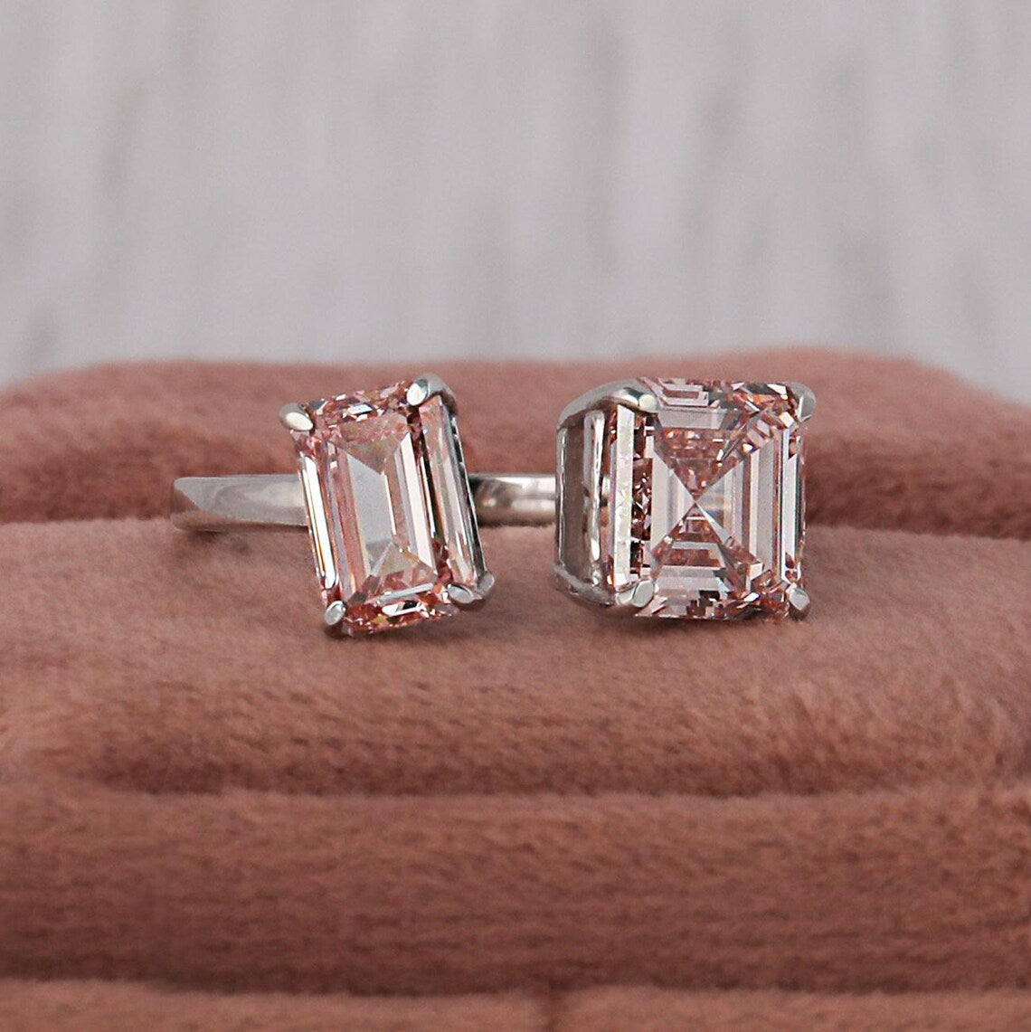 3.00 TCW Lab Grown Diamond Toi Et Moi Engagement Ring