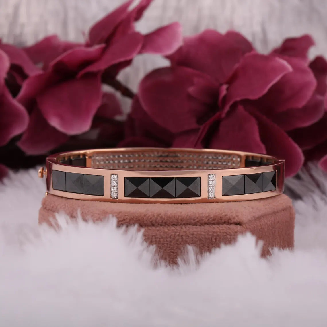 3.00 TCW Round Cut Lab Grown Diamond Bracelet for Men