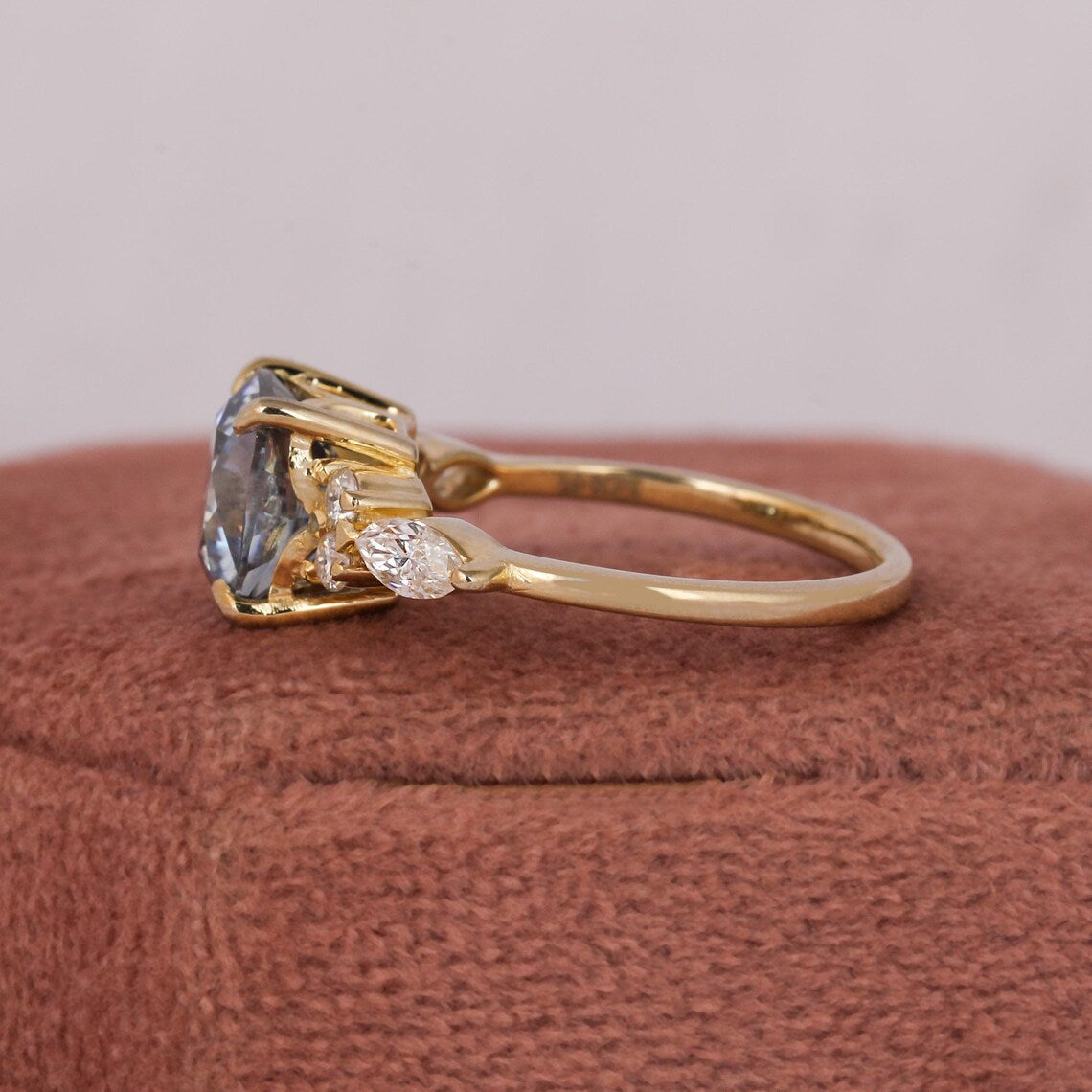 2.00 CT Cushion Cut Lab Grown Diamond Engagement Ring