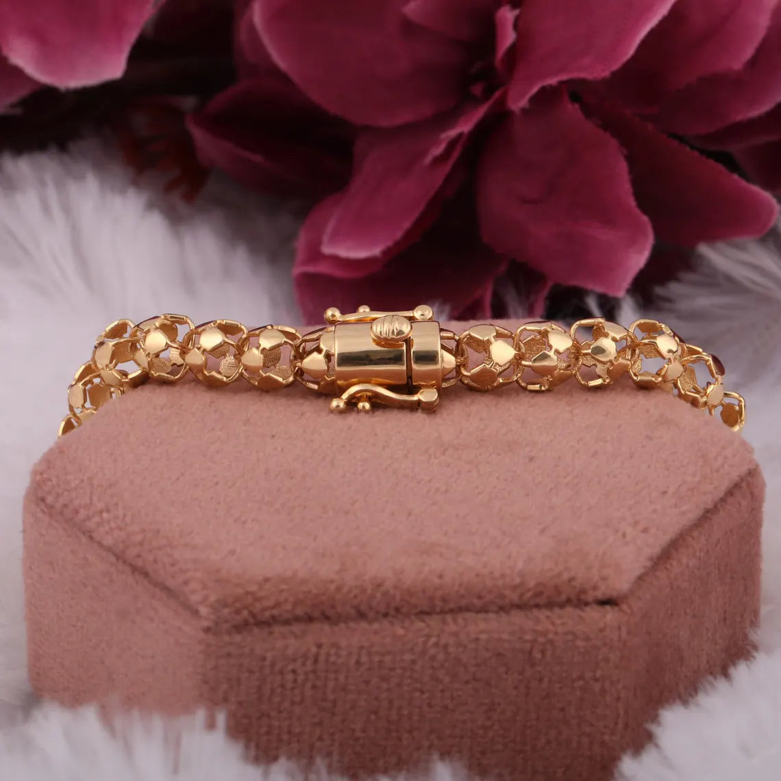 3.50 TCW Round Cut Lab Grown Diamond Men's Cuban Link Bracelet