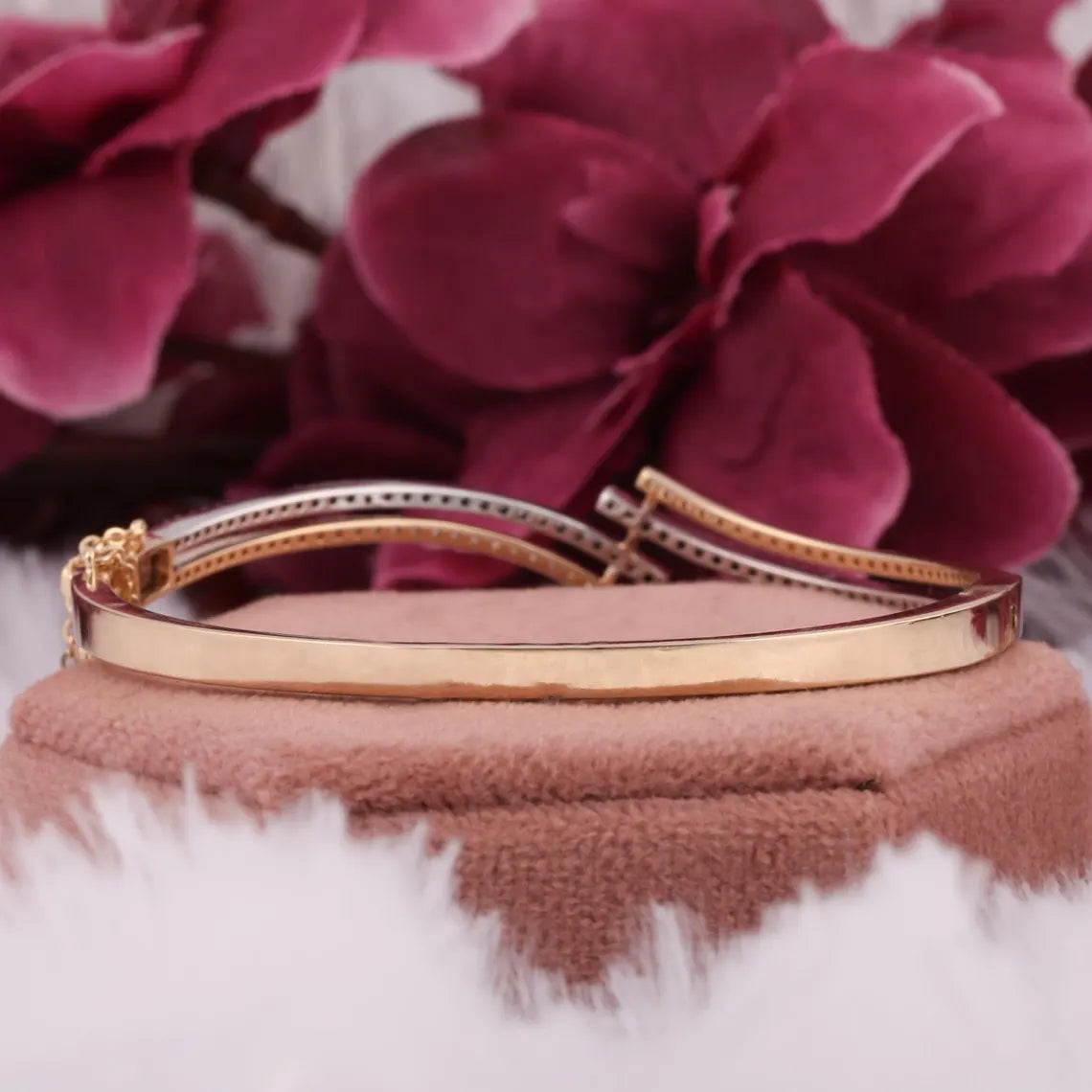 3.00 TCW Round Cut Lab Grown Diamond Bracelet - Everyday Wear Bangle