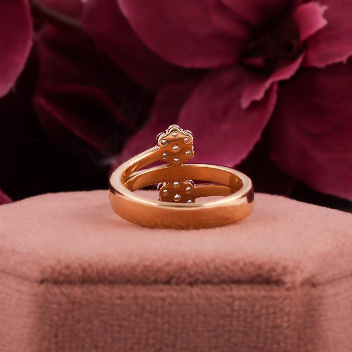 2.00 TCW Round Lab Diamond Art Deco Engagement Ring