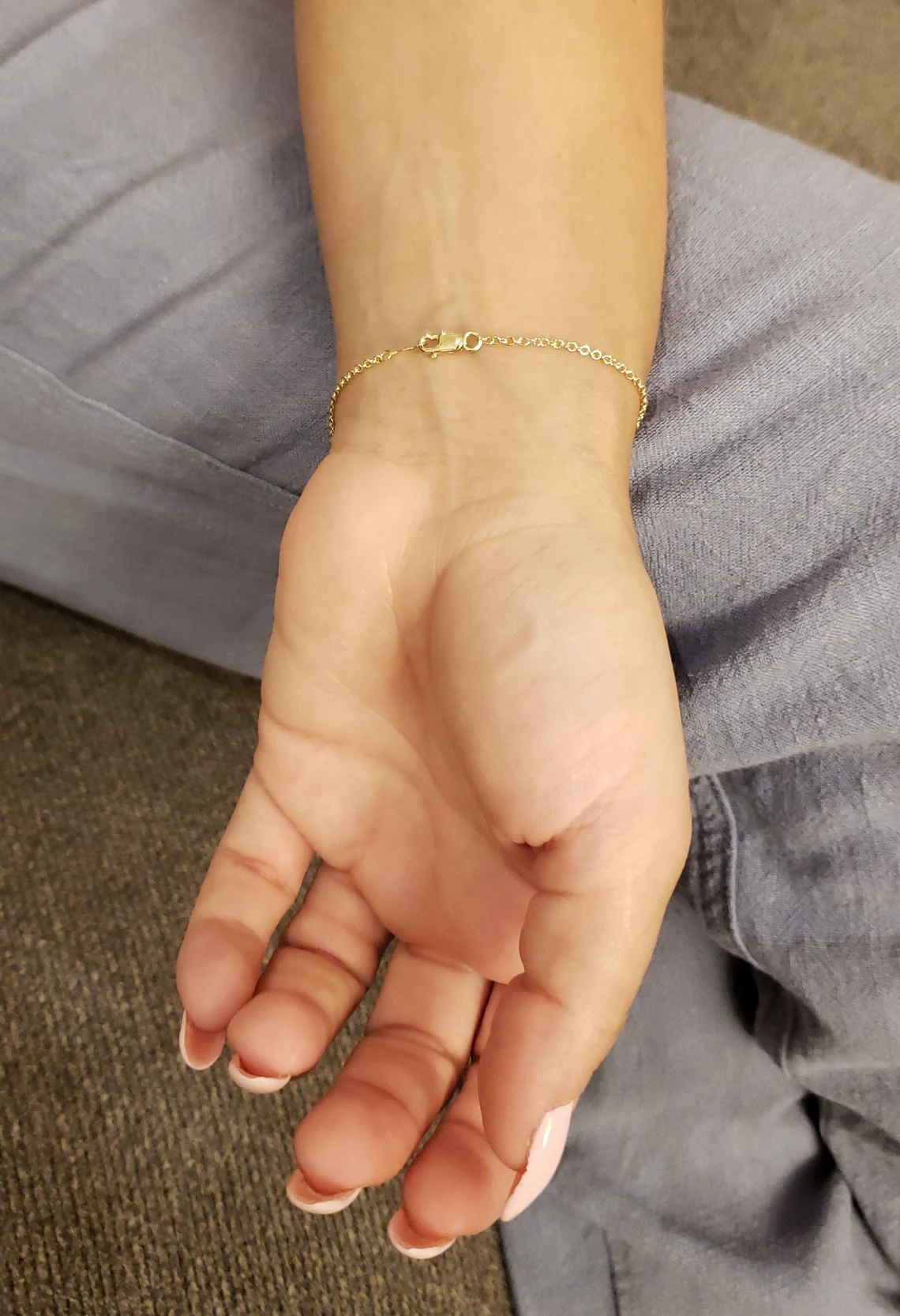 14Kt Gold Diamond Bracelet, Cluster Diamond Bracelet