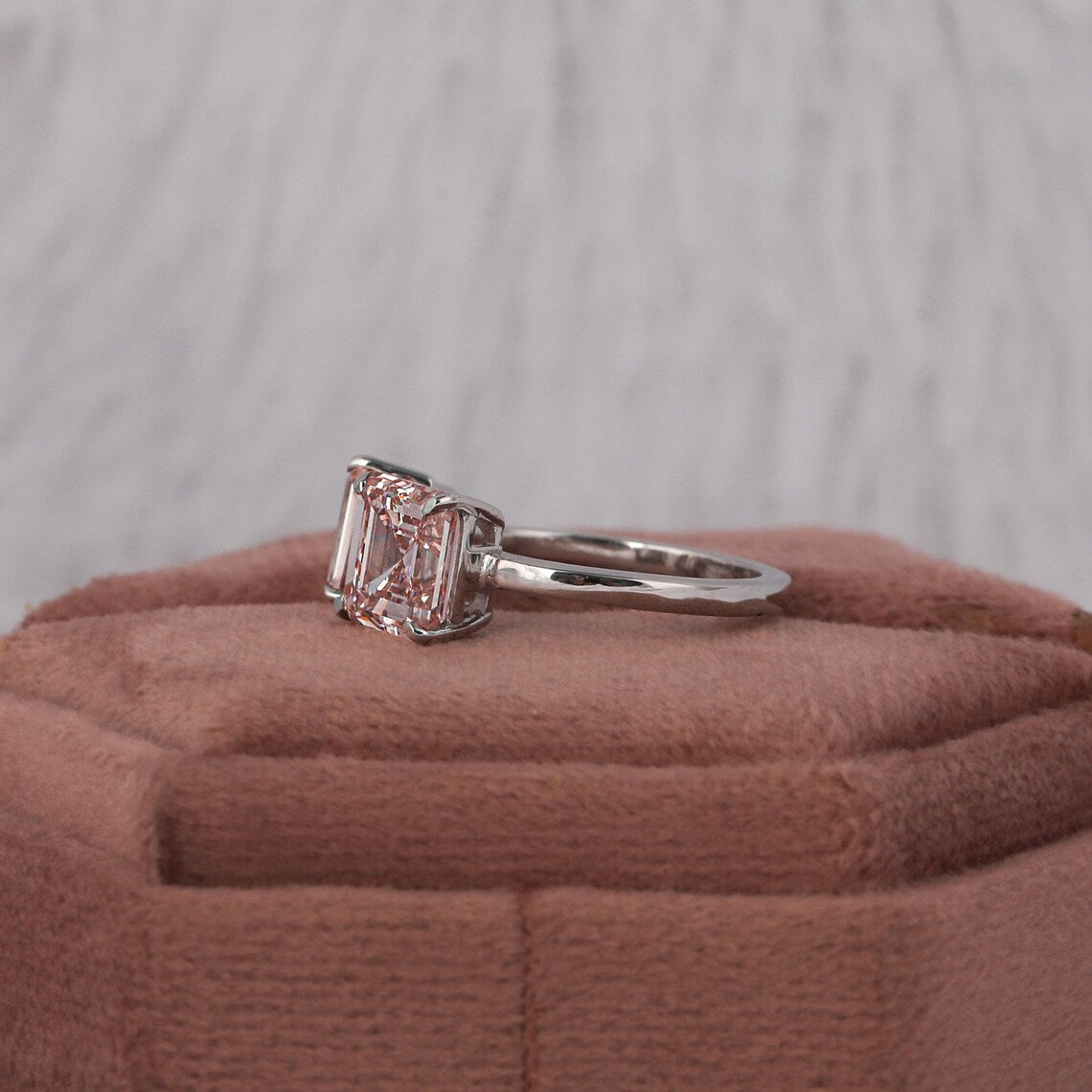 3.00 TCW Lab Grown Diamond Toi Et Moi Engagement Ring