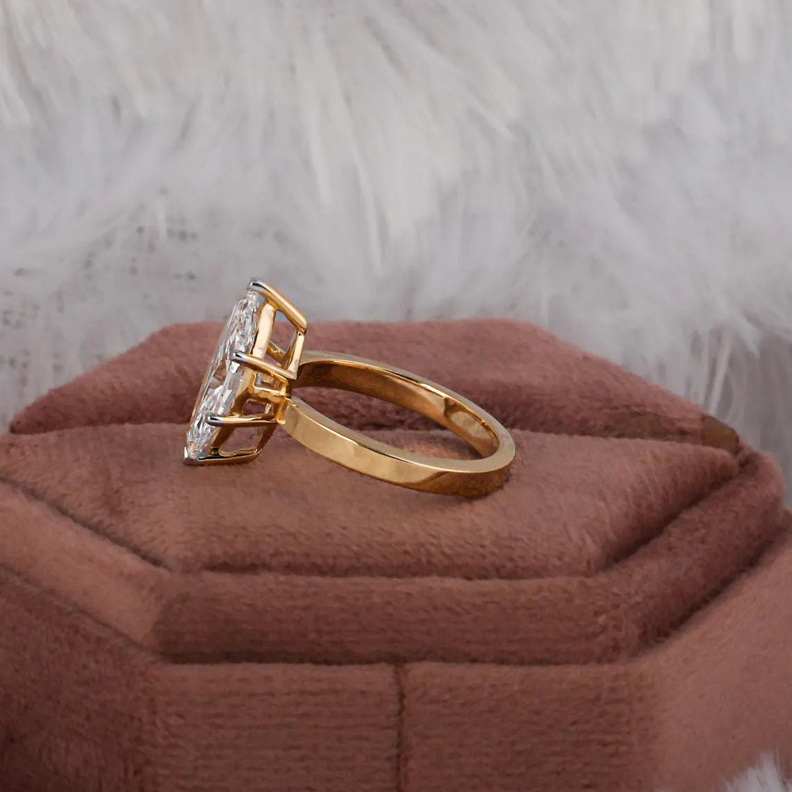 2.00 CT Marquise Cut Lab Grown Diamond Solitaire Engagement Ring
