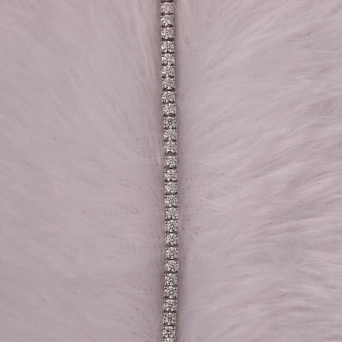 5.80 TCW Round Lab Grown Diamond Prong Set Tennis Bracelet