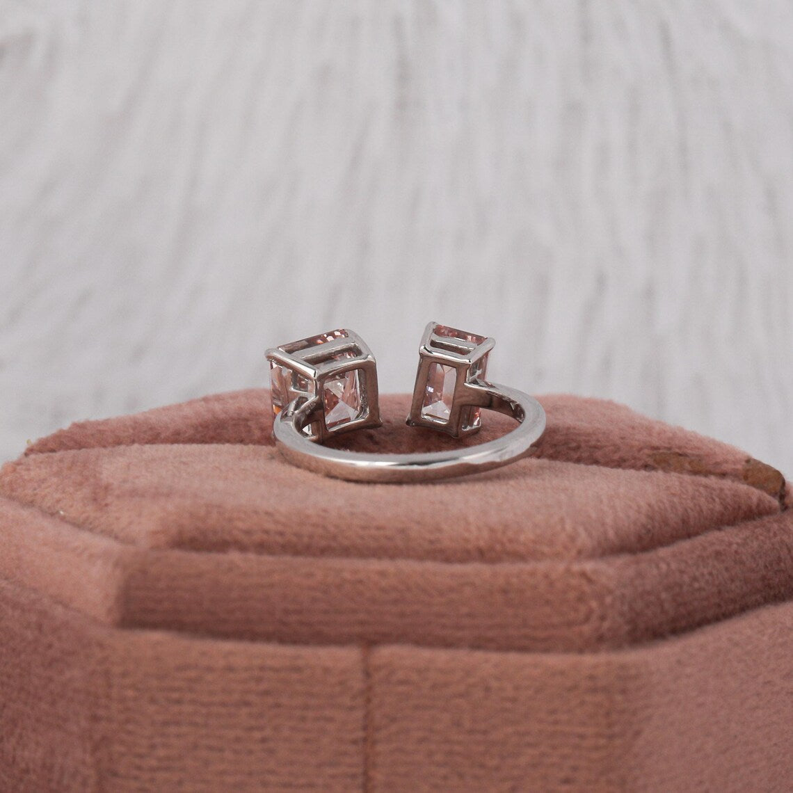 3.00 TCW Lab Grown Diamond Toi Et Moi Engagement Ring