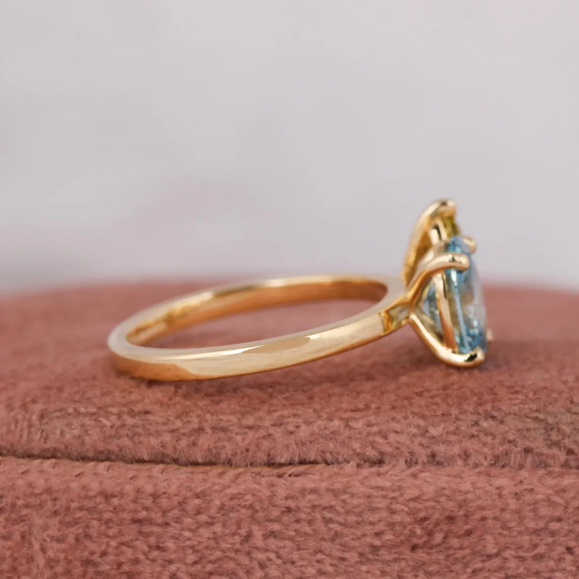 2.00 TCW Fancy Color Lab Grown Diamond Toi Et Moi Ring