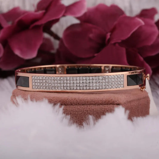3.00 TCW Round Cut Lab Grown Diamond Bracelet for Men