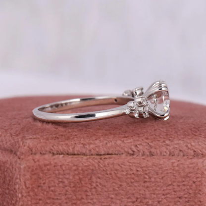 2.00 CT IGI Certified Round Cut Lab Grown Diamond Engagement Ring